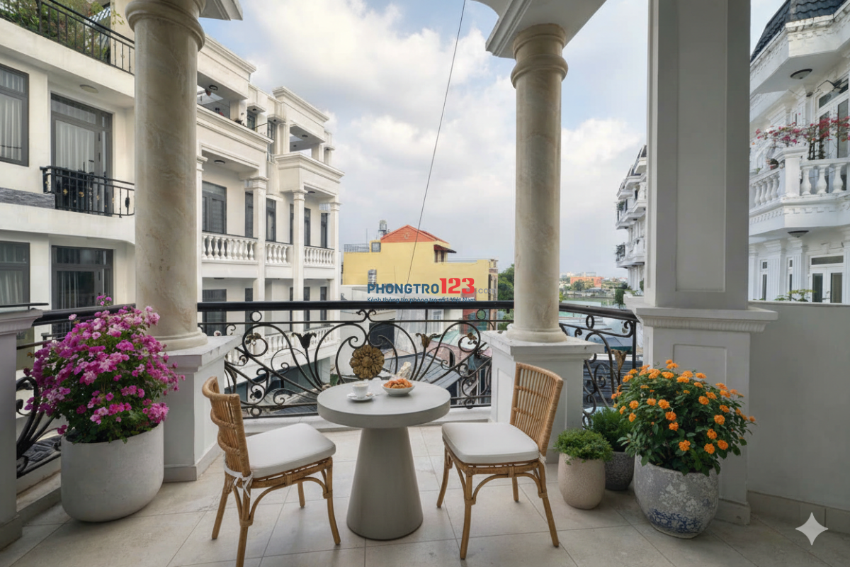 Chính chủ cho thuê 2PN 2 ban công full nội thất ở Tô Ngọc Vân Quận 12 kế Thống Nhất Gò Vấp, QL1A