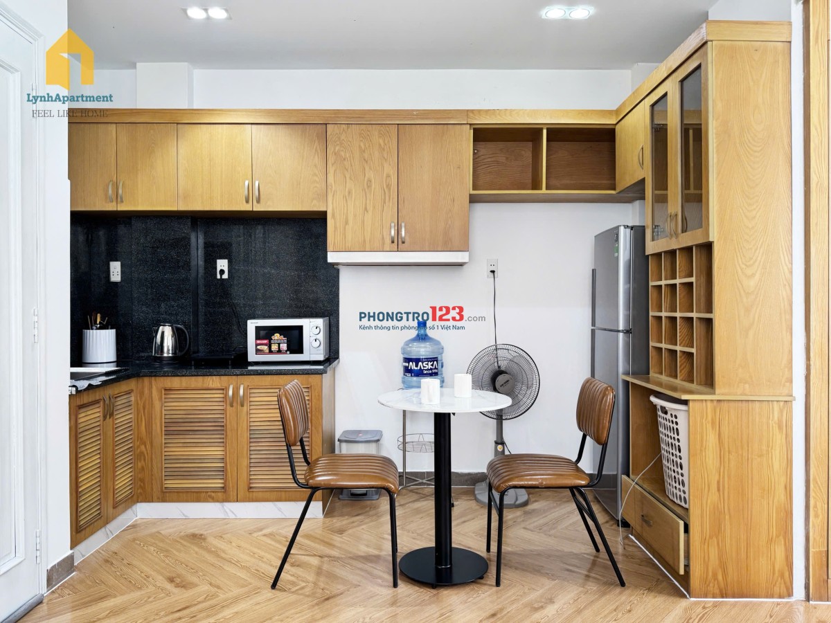 Cho thuê căn hộ 1PN ban công, tách bếp – Phạm Viết Chánh, Q1, gần ĐH KHTN, ĐH Sài Gòn