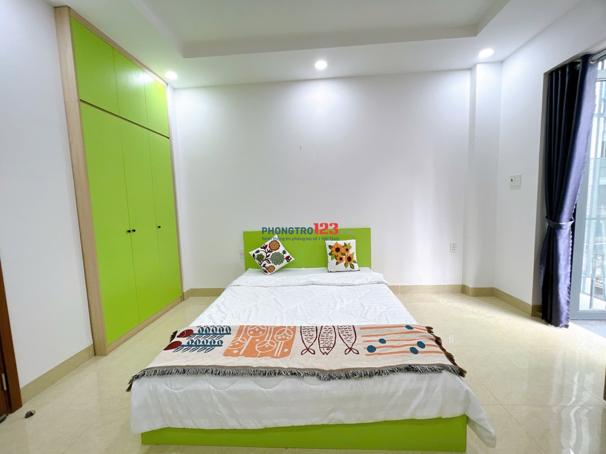 Cho thuê ch mini full nội thất ban công thoáng, vị trí đắt địa Phan Đăng Lưu gần chợ Bà Chiểu