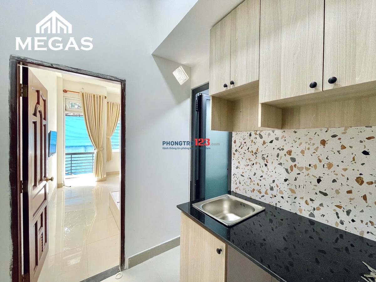Cho thuê căn hộ studio đường Cộng Hòa - Tân Bình – có ban công cửa gần E-Town & Học viện Hàng Không