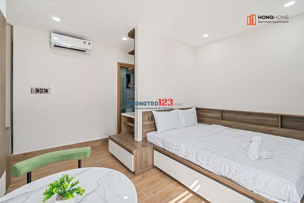 Cho thuê CH mini Full nội thất - ban công to gần chợ Bà Chiểu giáp Q1