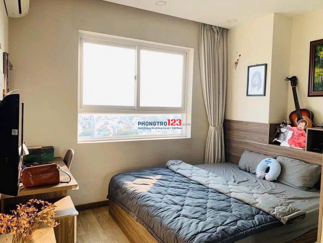 Chung cư Screc, Trường Sa, Q3: 98m2, 3p ngủ, máy lạnh, 15triệu