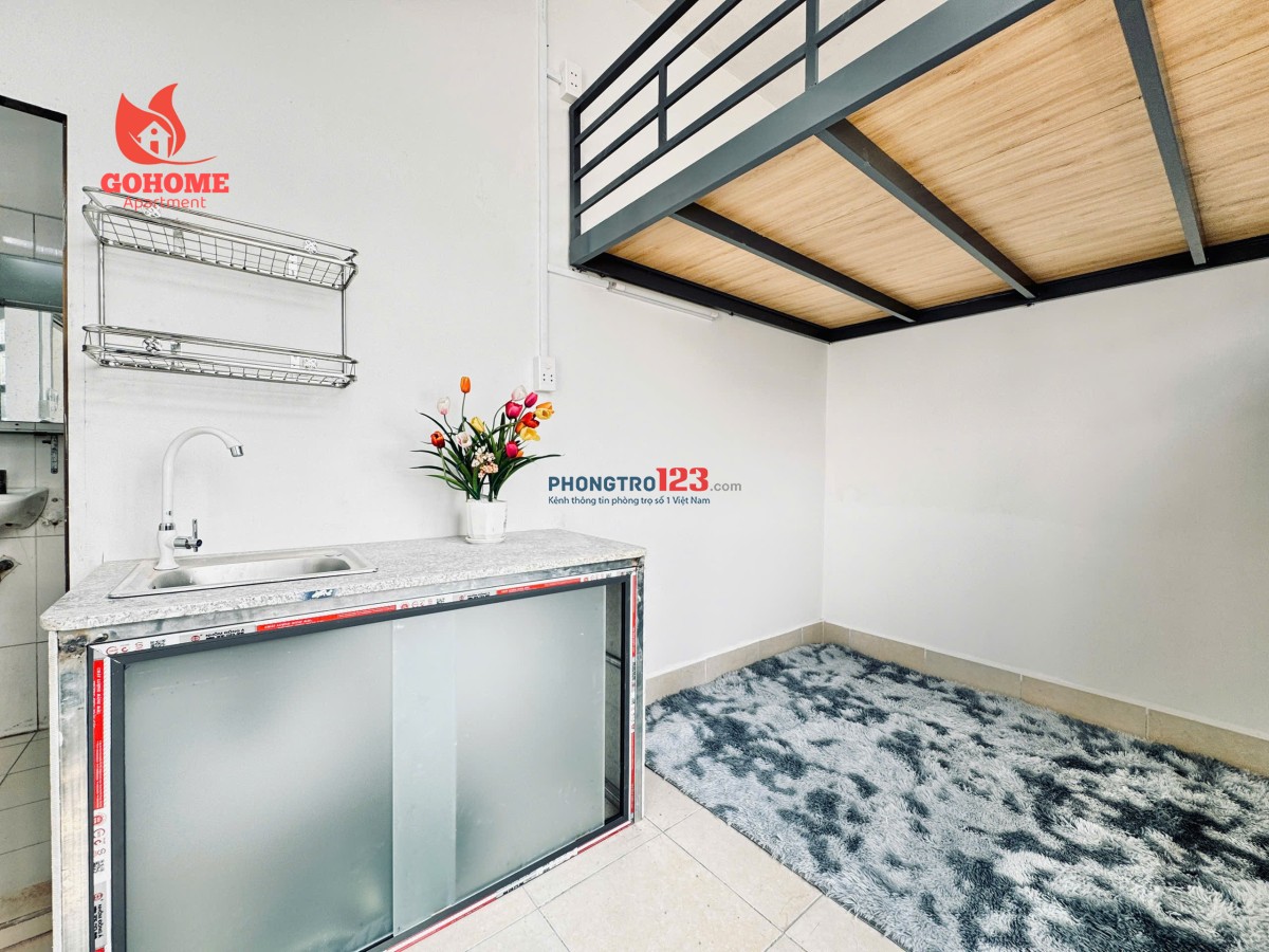 CHO THUÊ PHÒNG MỚI XÂY - SẴN NỘI THẤT NGAY ĐH NTT - ĐH VĂN HIẾN - CVPM QUANG TRUNG