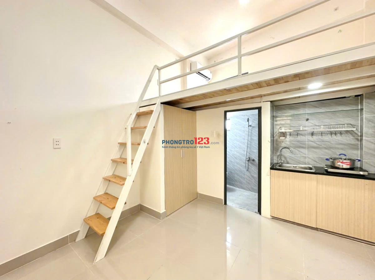 PHÒNG CÓ GÁC SẠCH SẼ GẦN CÔNG VIÊN GIA ĐỊNH - SÂN BAY