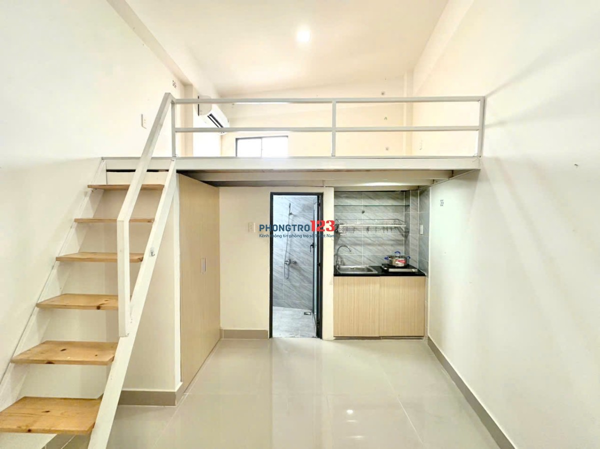 PHÒNG CÓ GÁC SẠCH SẼ GẦN CÔNG VIÊN GIA ĐỊNH - SÂN BAY