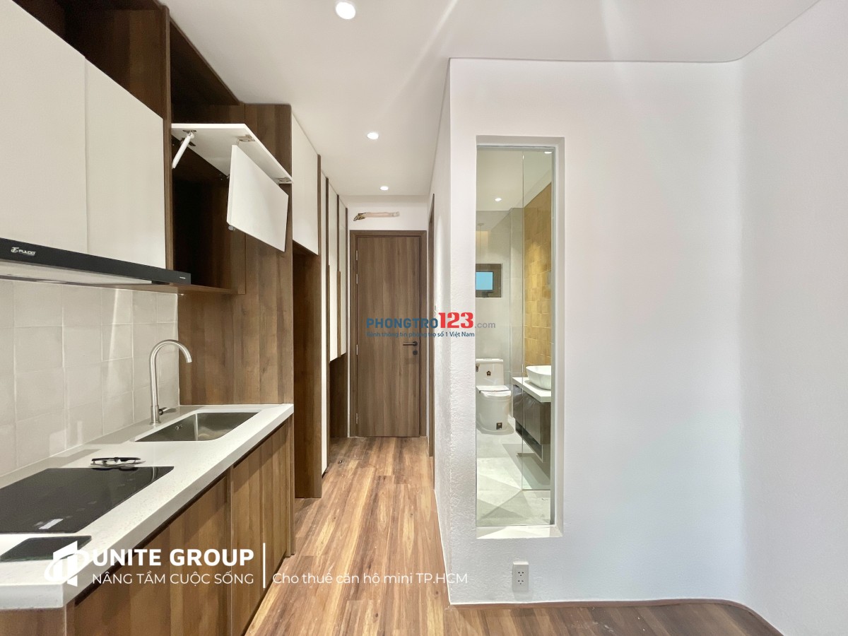 CHO THUÊ CHDV MỚI 100% FULL NỘI THẤT 30m2 BAN CÔNG LỚN NẮM NGAY TT BÌNH THẠNH GẦN NGÃ TƯ HÀNG XANH