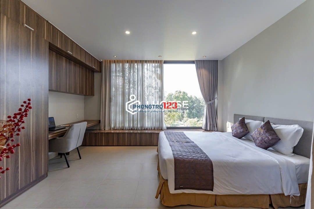 CHO THUÊ CĂN HỘ FULL NỘI THẤT CÓ CỬA SỔ RỘNG HOÀNG VIỆT, TÂN BÌNH GẦN ĐH HỌC VIỆN HÀNG KHÔNG