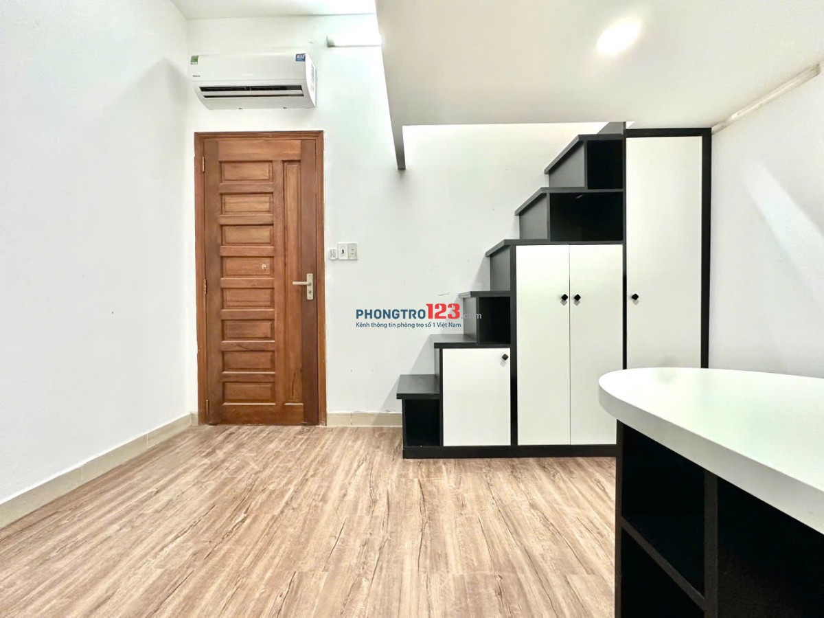 Cho Thuê Studio Có Gác - Thiết Kế Hiện Đại 32m2 Ngay Đặng Thuỳ Trâm, Bình Thạnh gần đh Văn Lang.