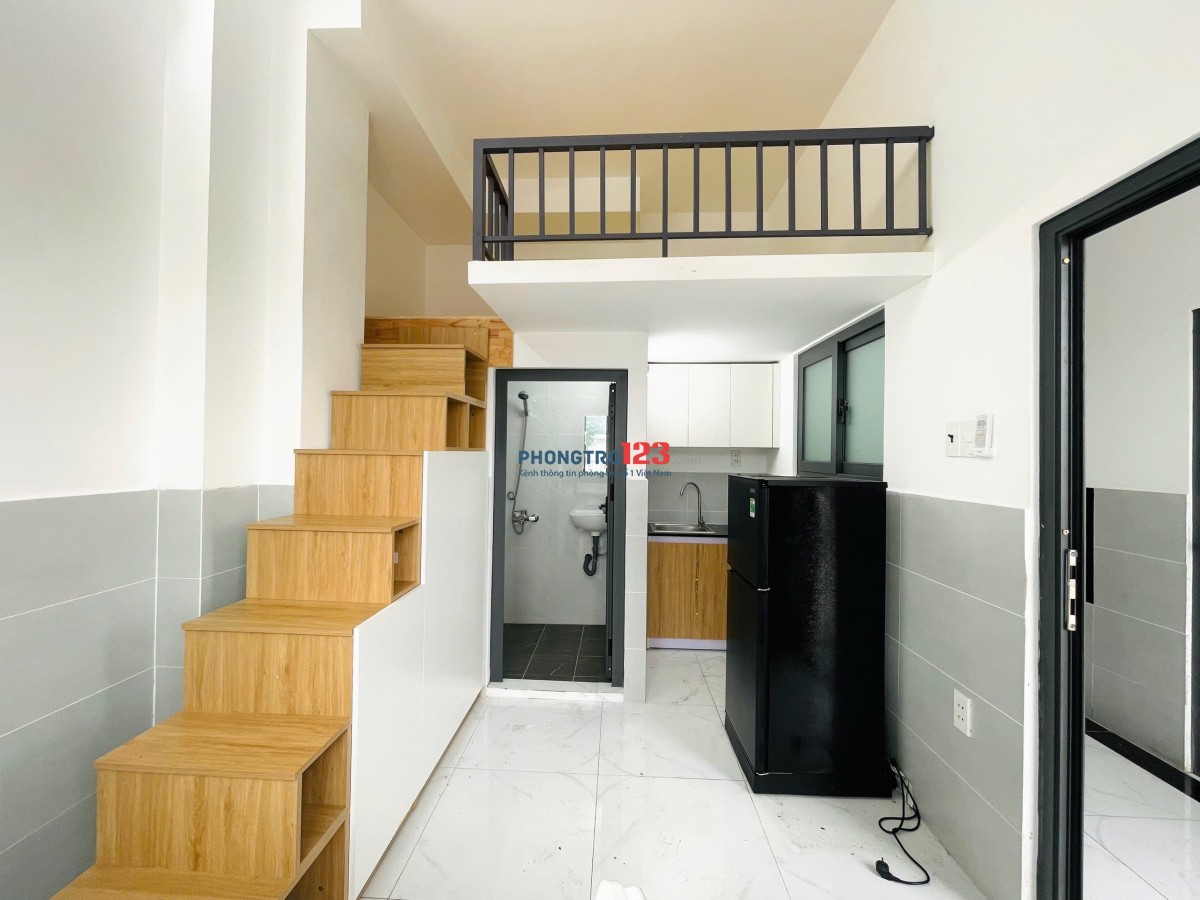 DUPLEX FULL NỘI THẤT NGAY CHỢ HẠNH THÔNG TÂY Ở NGAY