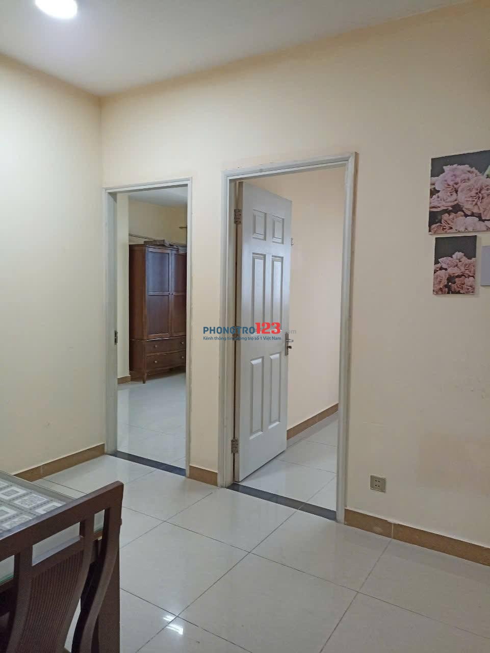 Chung cư Nguyễn Tri Phương, p7, Q5: 75m2, 2p ngủ, Nt, giá 9tr