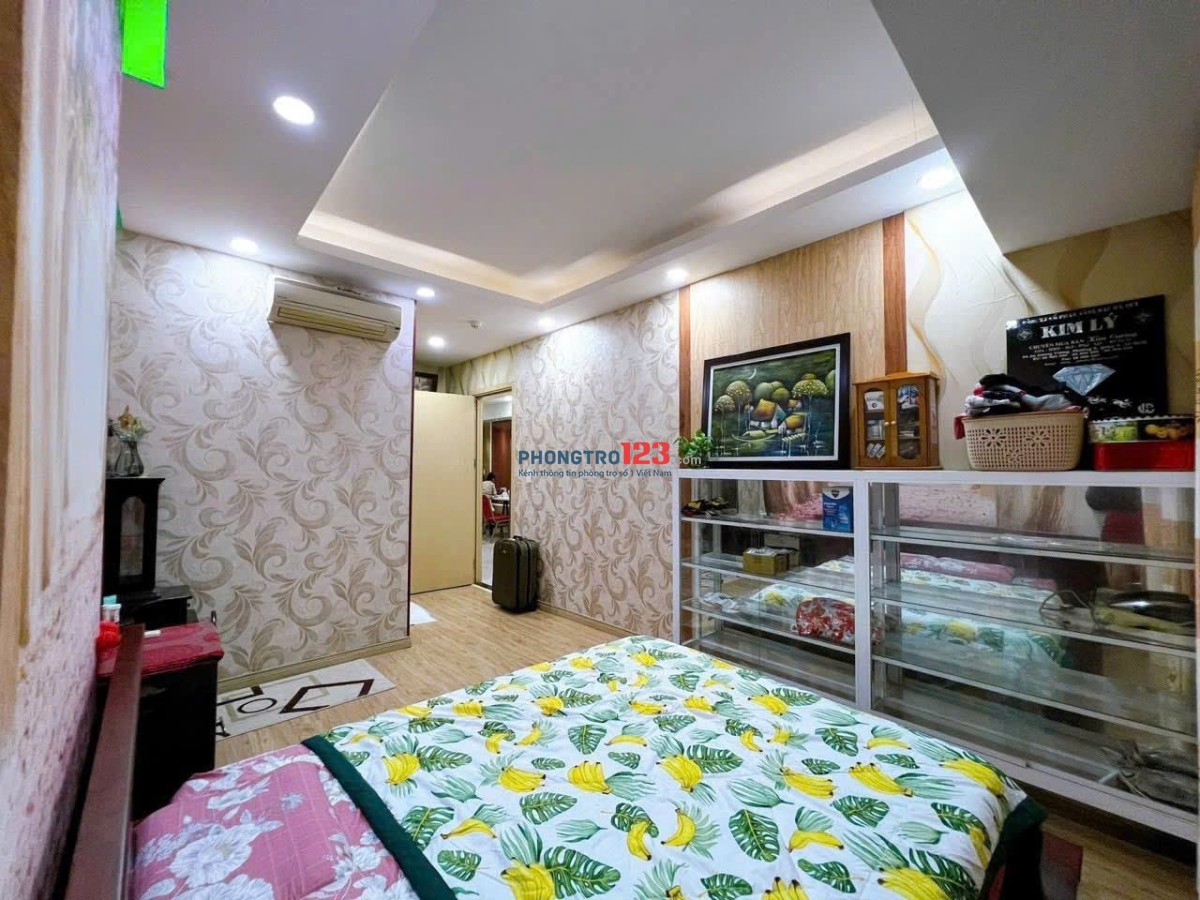 Chung cư Screc, 15tr/th, 3PN, 2WC, Nội thất cơ bản, Trường Sa, Q3.