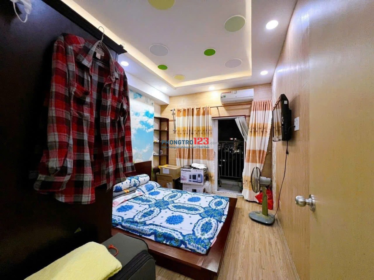 Chung cư Screc, 15tr/th, 3PN, 2WC, Nội thất cơ bản, Trường Sa, Q3.