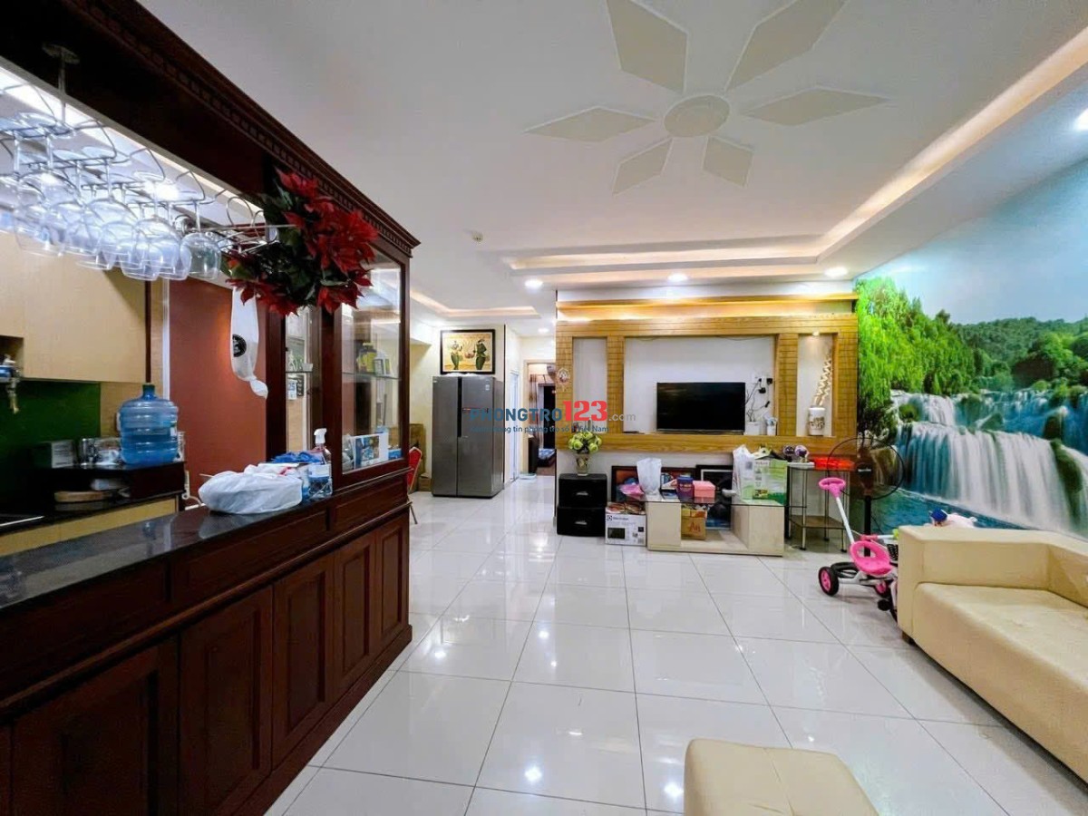 Chung cư Screc, 15tr/th, 3PN, 2WC, Nội thất cơ bản, Trường Sa, Q3.