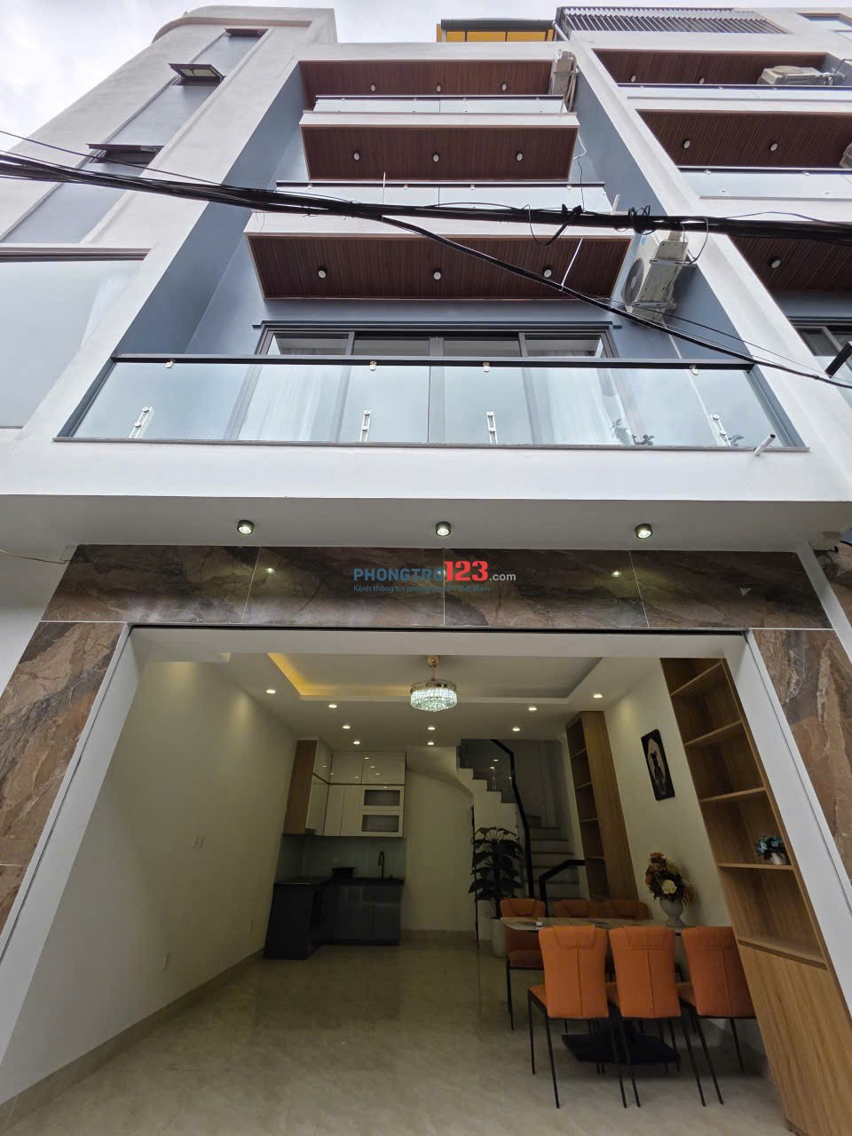 CHO THUÊ NHÀ NGUYÊN CĂN MỚI XÂY - LONG BIÊN - 5 TẦNG