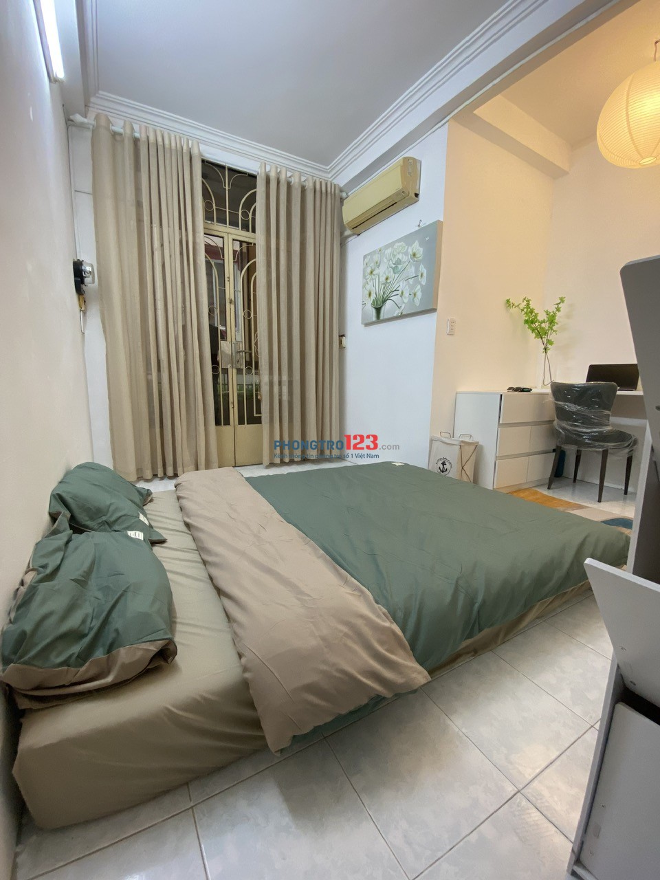 1PN Tách Bếp- Bancol lớn- Full nội thất chuẩn ks 3 sao- ngay ĐH Sài Gòn vs Bùi Viện vs Nowzone