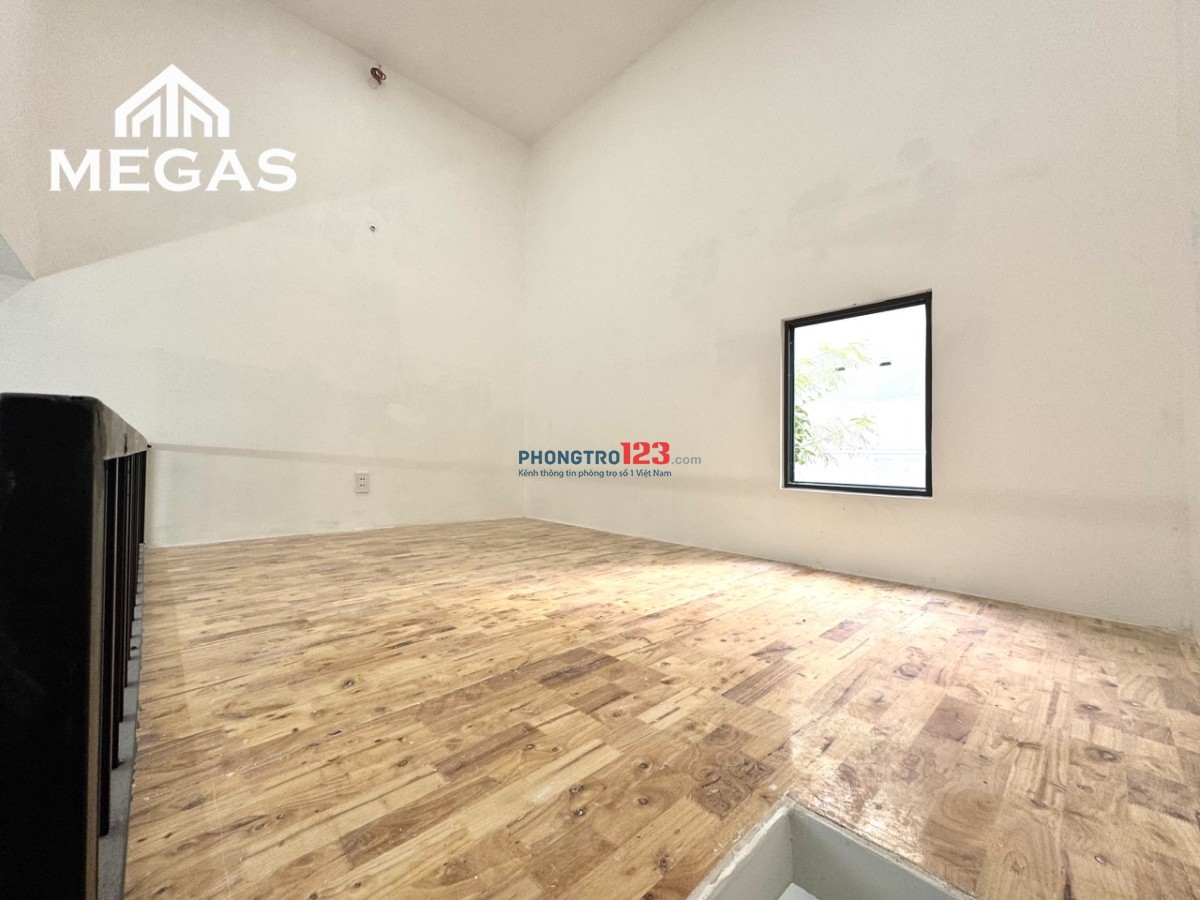 Dãy trệt mới xây 100% full nt gác cao 2m ngay Tô Ký - chân cầu Quang Trung