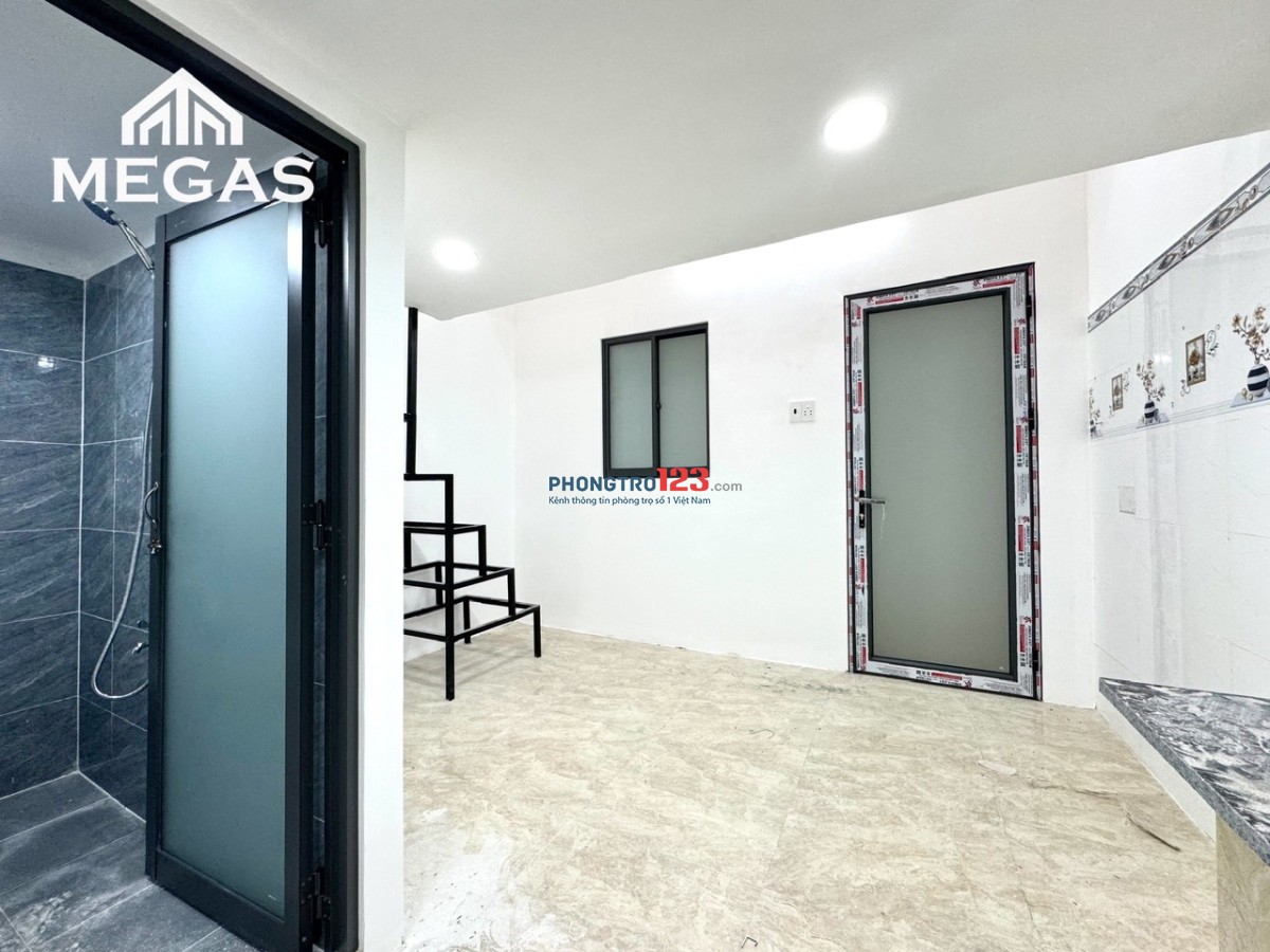 Dãy trệt mới xây 100% full nt gác cao 2m ngay Tô Ký - chân cầu Quang Trung