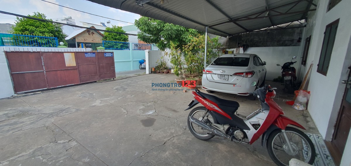 Phòng Trọ -TP Vĩnh Long, gạch men, giường ngủ, quạt, sạch thoáng mát.