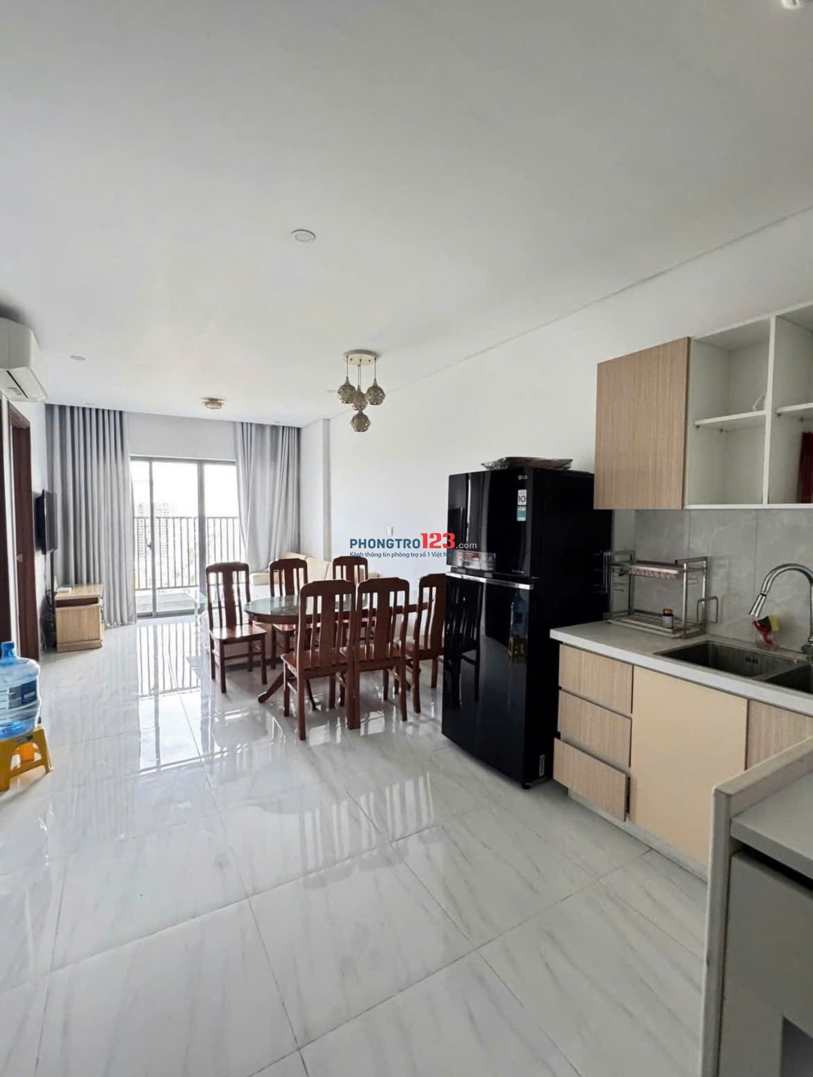 C/hộ Ruby Garden, Nguyễn Sỹ Sách, TB, 87m2, 2PN, 2WC, Nội thất, 10tr/th.