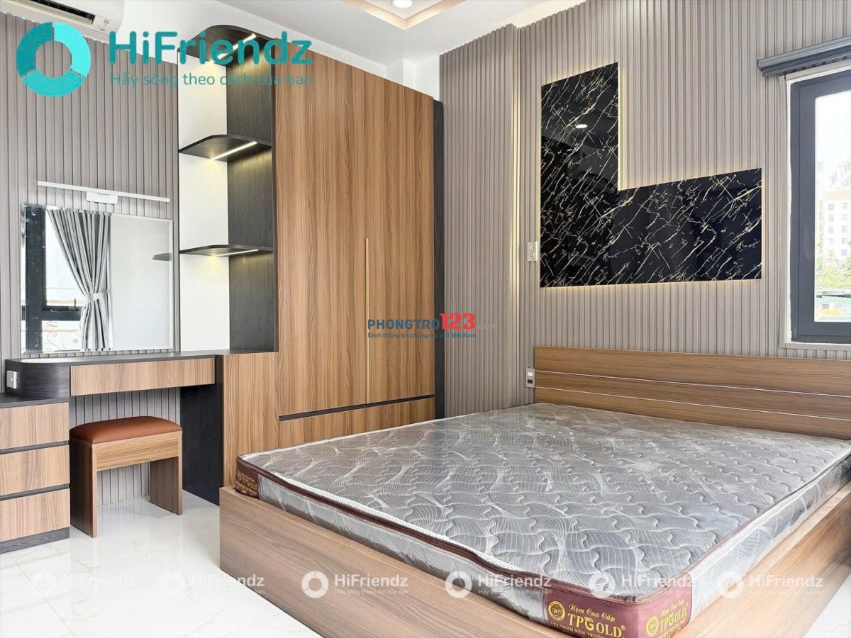 CHO THUÊ CHDV FULL NỘI THẤT BAN CÔNG THOÁNG GẦN CHỢ BÀ CHIỂU GIÁP QUẬN 1