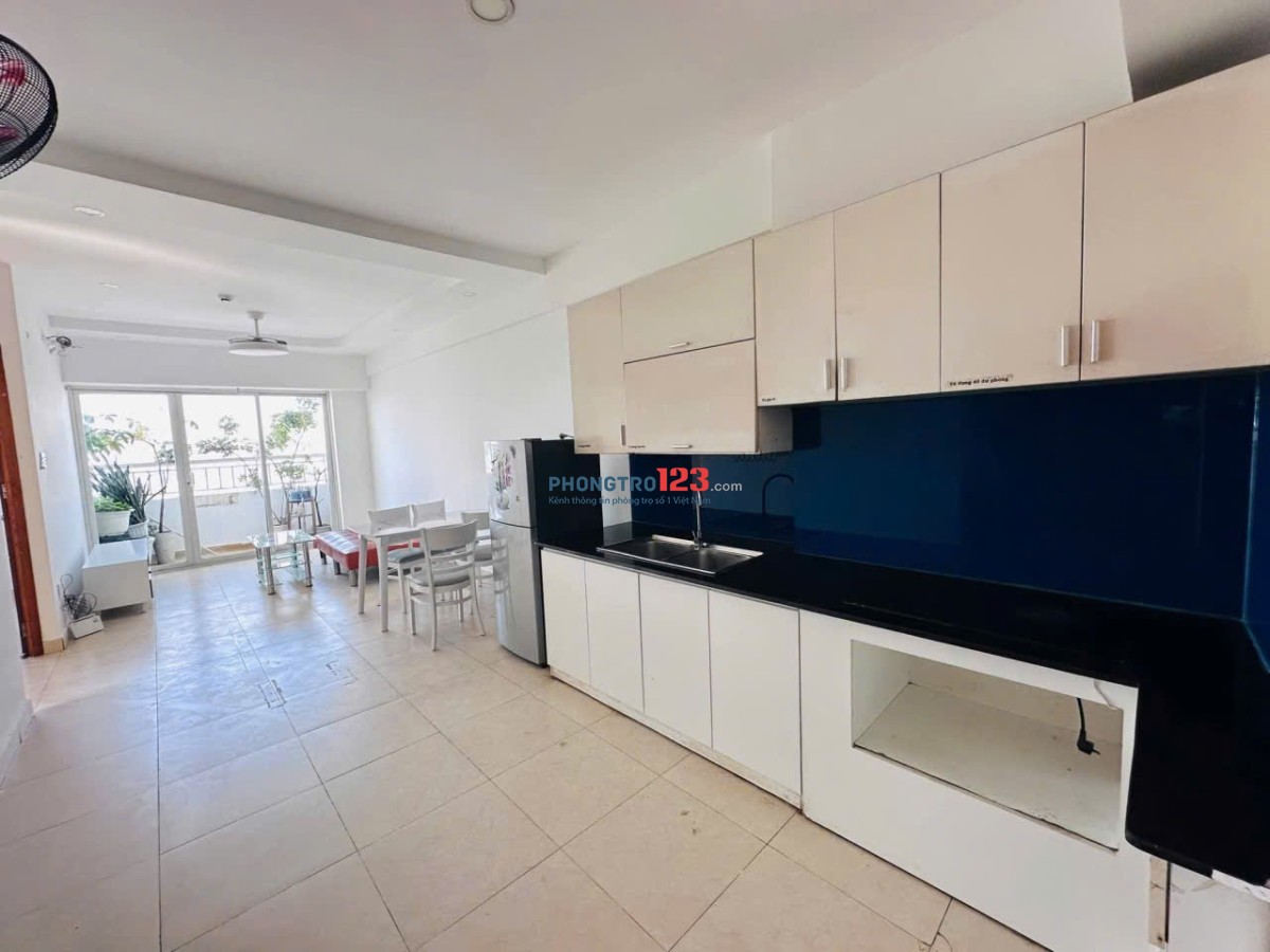 Chung cư Coopmart Trường Sa, Q3: 15triệu, 98m2, 3p ngủ, căn góc