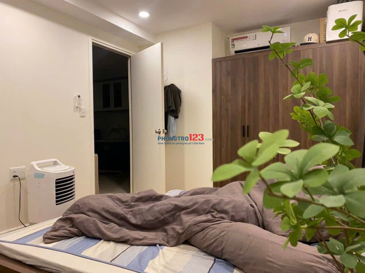 Ruby Garden, Nguyễn Sỹ Sách, P15, TB, 55m2, 1PN, 2WC, 7tr5/tháng.