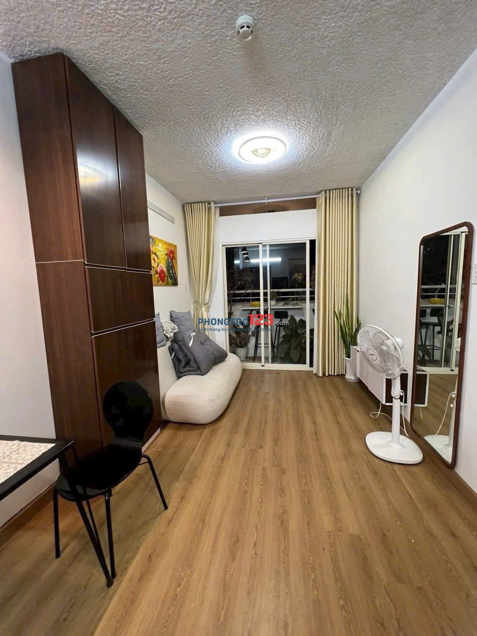 Chung cư Thái An 1, Nguyễn Văn Quá, 47m2, 1p ngủ, NT mới, 6tr3/th.