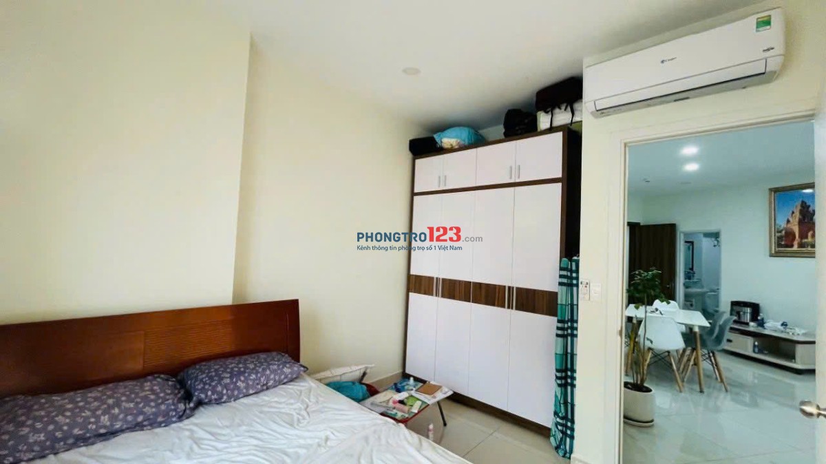 Chung cư D5, P25, Bình Thạnh: 90m2, 2p ngủ, 2wc NT mới, 12tr5/th.