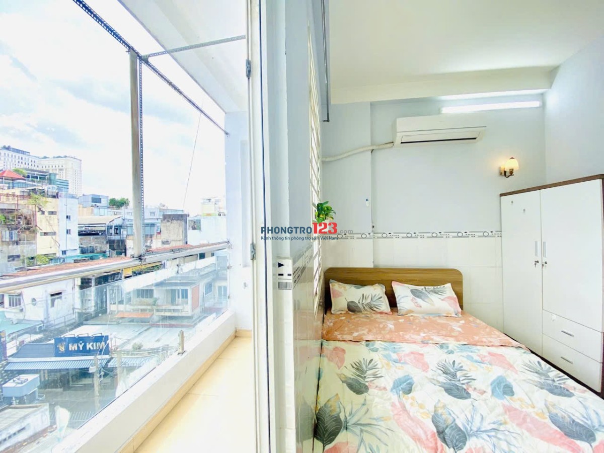 Căn hộ 1PN Tách bếp ban công Tân Định Q1 thang máy tự do