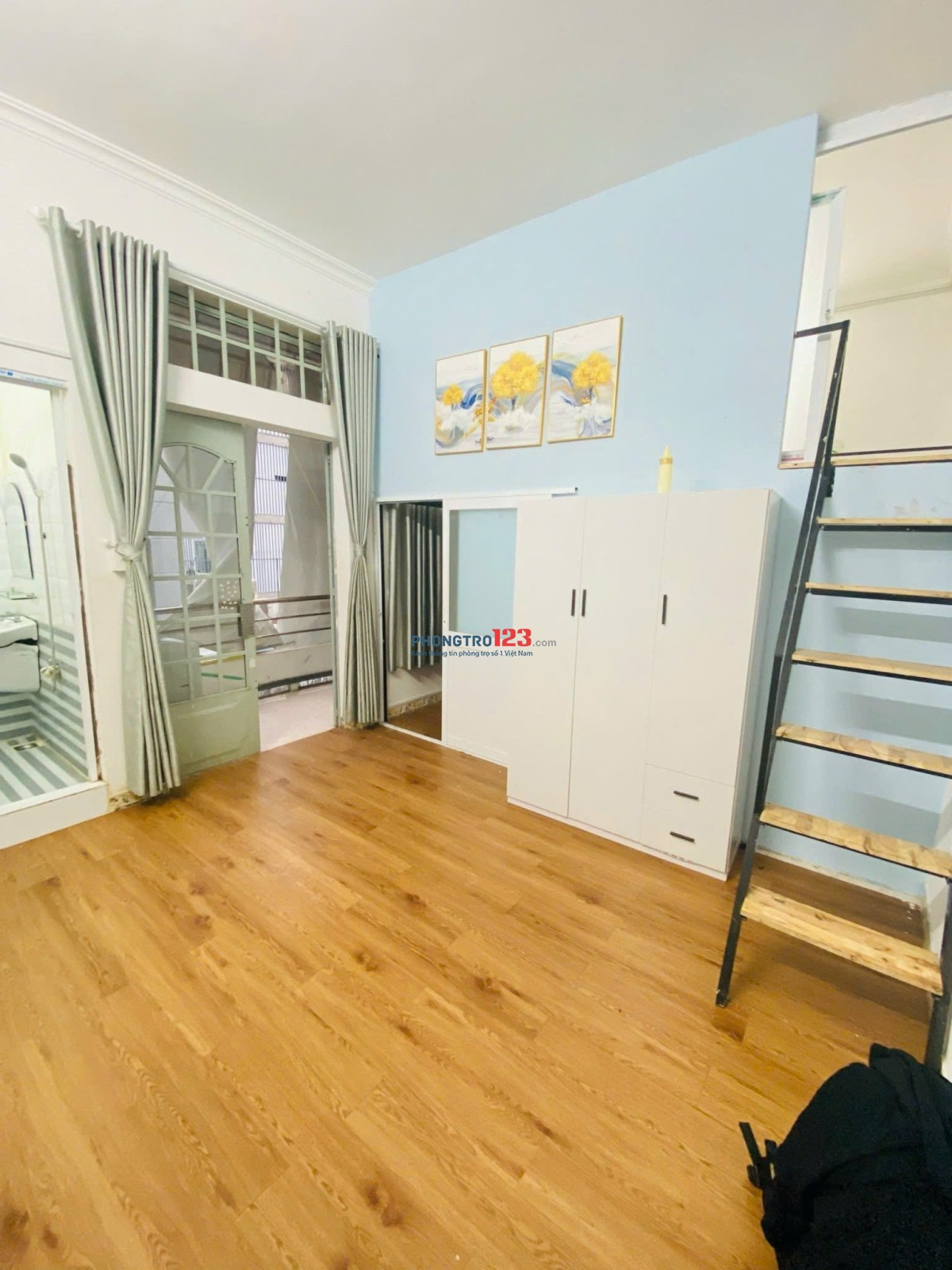 Cho Thuê Phòng Trọ Duplex 2 không gian ngủ - Tách Bếp - Ban Công - Máy Giặt Riêng - Gần Thanh Đa