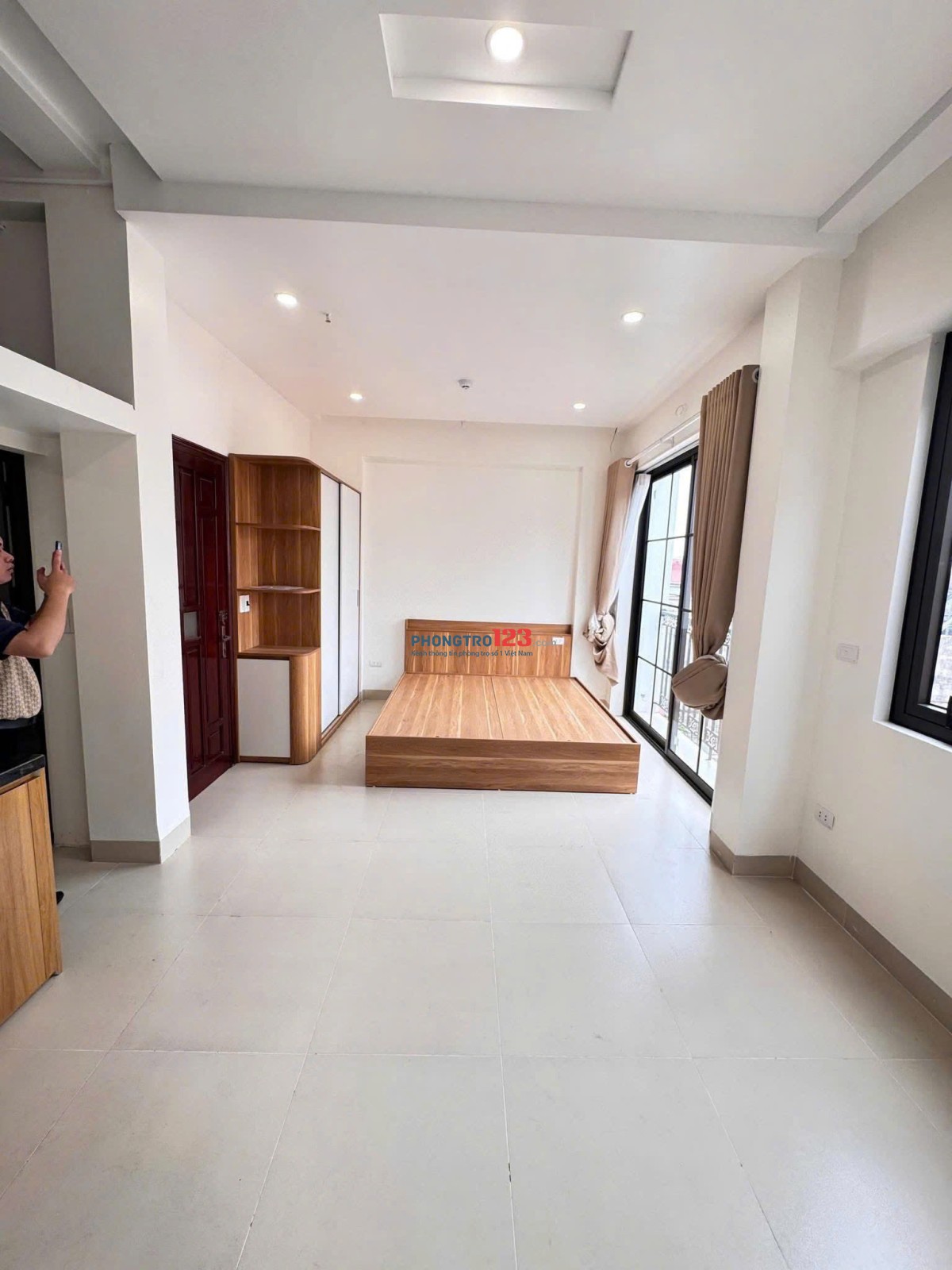 CHO THUÊ CCMN/CĂN HỘ STUDIO MỚI XÂY KHU VỰC HOÀNG MAI, HN