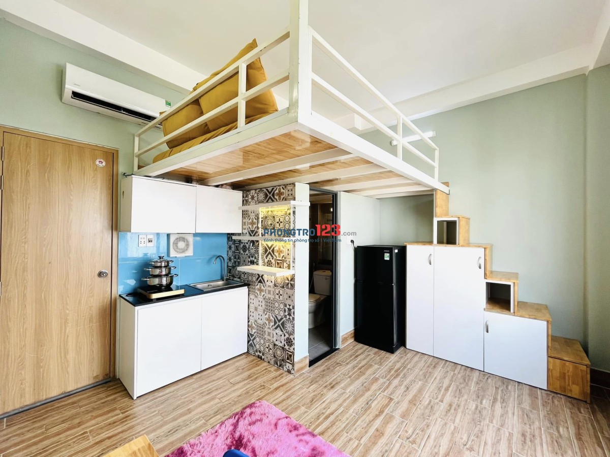 5' ĐI ĐH VĂN HIẾN, AEON MALL - GÁC LỬNG THOÁNG SÁNG, ĐẦY ĐỦ TIỆN NGHI