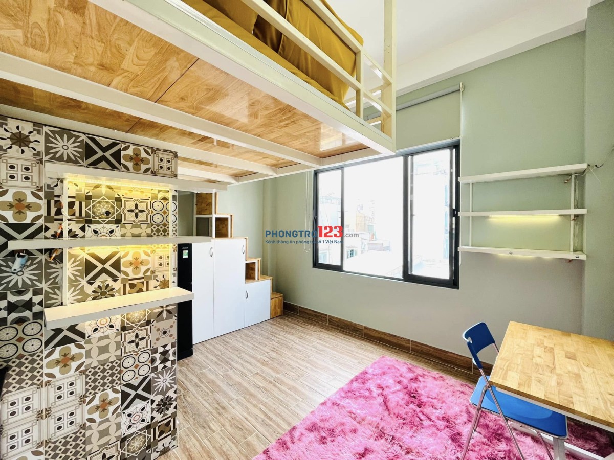 5' ĐI ĐH VĂN HIẾN, AEON MALL - GÁC LỬNG THOÁNG SÁNG, ĐẦY ĐỦ TIỆN NGHI