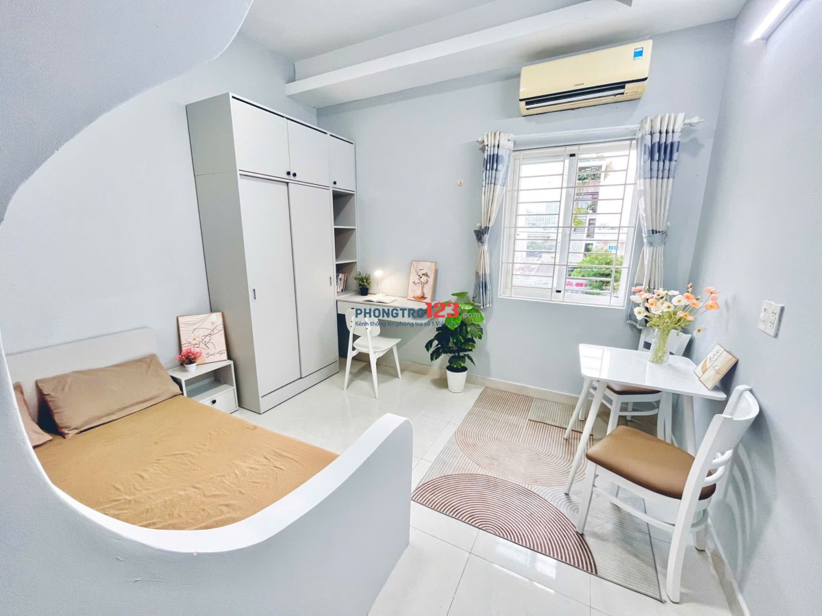 Cho thuê studio 30m2 trung tâm quận 7. Gần Lotte, đh TDT, RMIT. 5p sang quận 4, quận 8