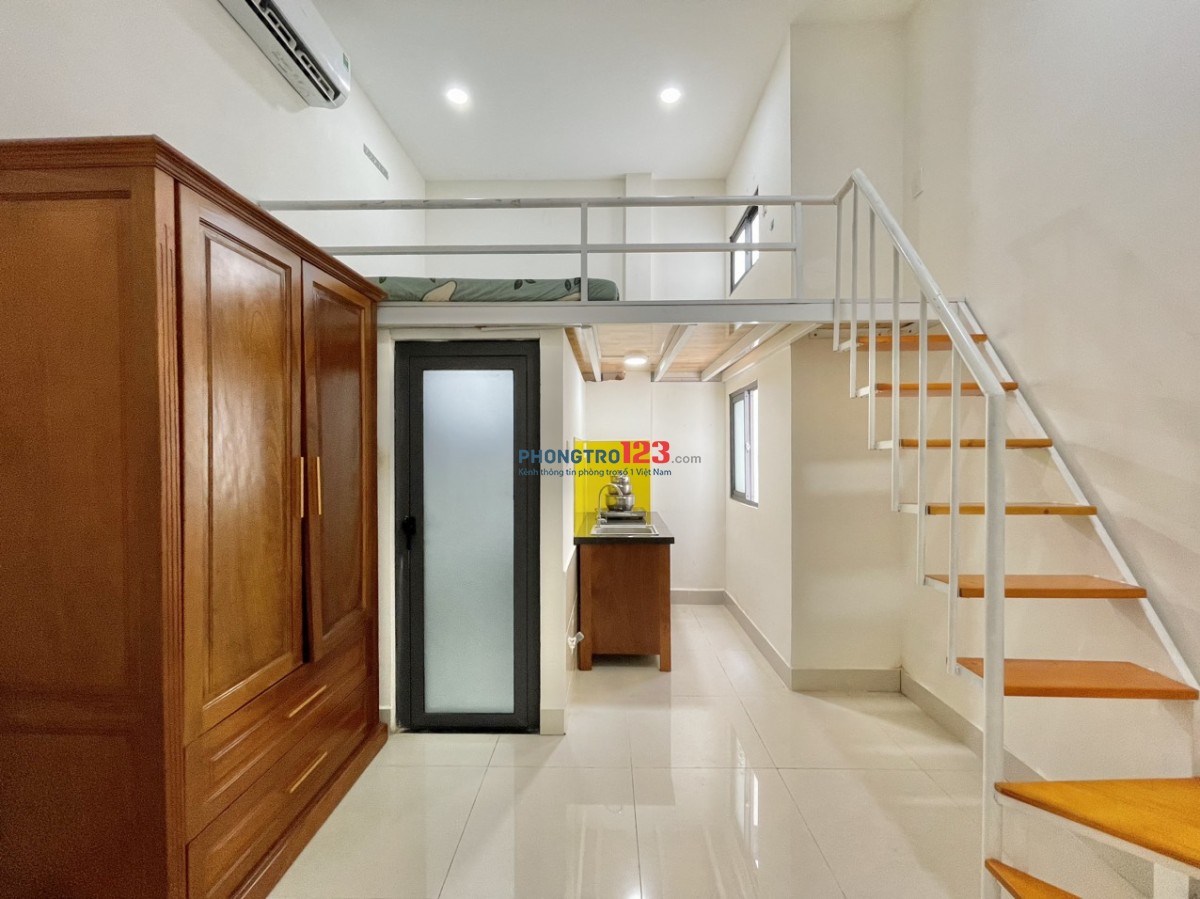 PHÒNG CÓ GÁC SẠCH SẼ GẦN CÔNG VIÊN GIA ĐỊNH - SÂN BAY