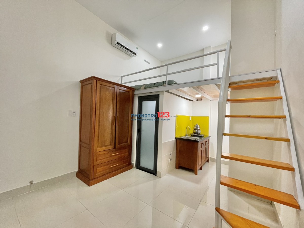 PHÒNG CÓ GÁC SẠCH SẼ GẦN CÔNG VIÊN GIA ĐỊNH - SÂN BAY