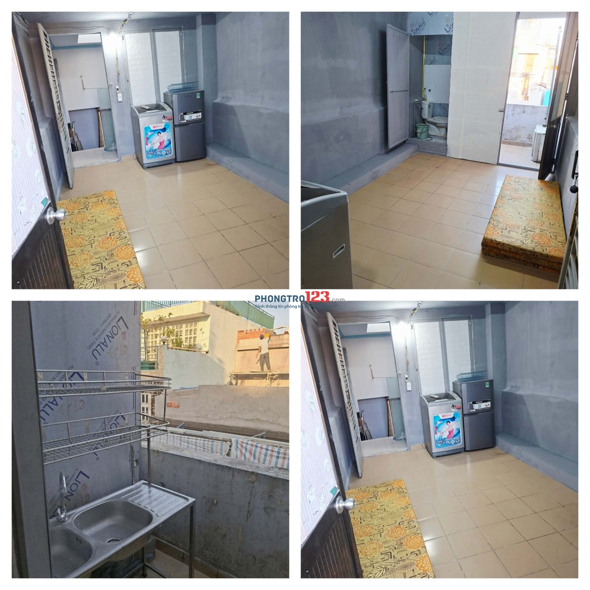 Cho Thuê Phòng Q10.rộng rãi thoải mái.cửa sổ ban công.tolet riêng.fuff nội thất.mới keng 3tr400