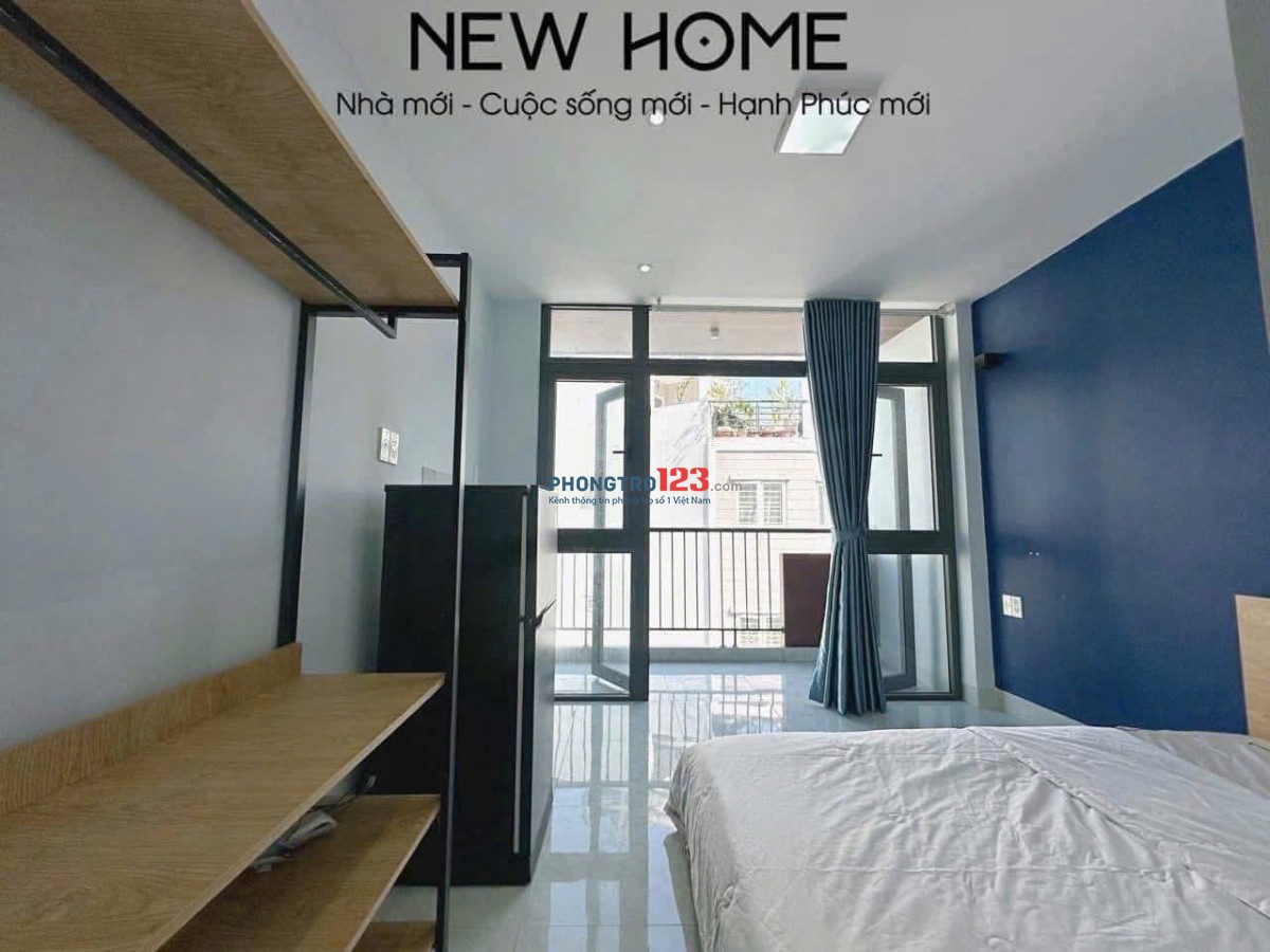 Cho Thuê Phòng Ban Công Phú Nhuận ngay Nguyễn Văn Trỗi gần cầu Công Lý, giáp Q1,Q3