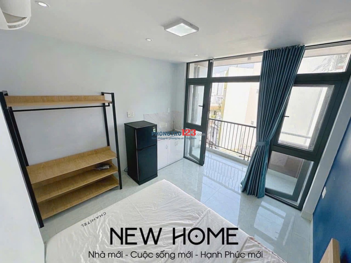 Cho Thuê Phòng Ban Công Phú Nhuận ngay Nguyễn Văn Trỗi gần cầu Công Lý, giáp Q1,Q3