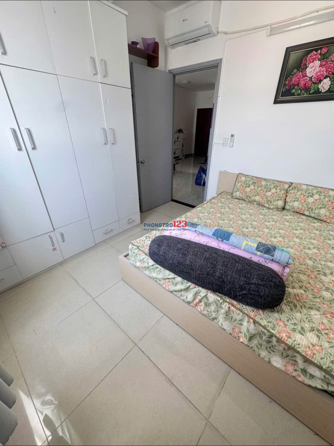 Giá 12tr5/th, Chung cư Mỹ Phước, Bùi Hữu Nghĩa, BT: 2p ngủ, 12,5triệu, Full NT, 90m2.