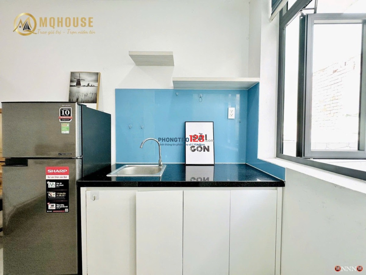 Phòng Trọ Cửa Sổ Thang Máy Full Nội Thất Thích Quảng Đức Phú Nhuận Gần Phan Xích Long Quận 1 Quận 3