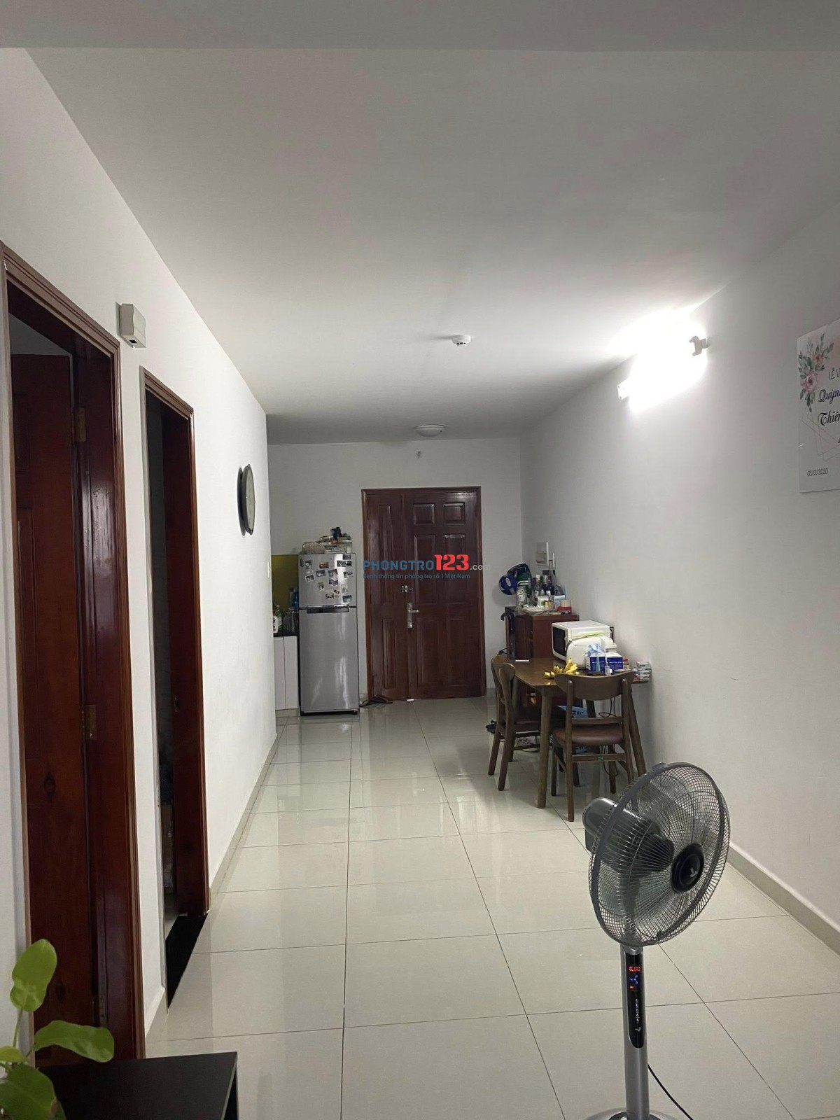 Chung Cư 8X plus Đường Trường Chinh căn 2p ngủ, ban công,nội thất giá 8,5tr/th