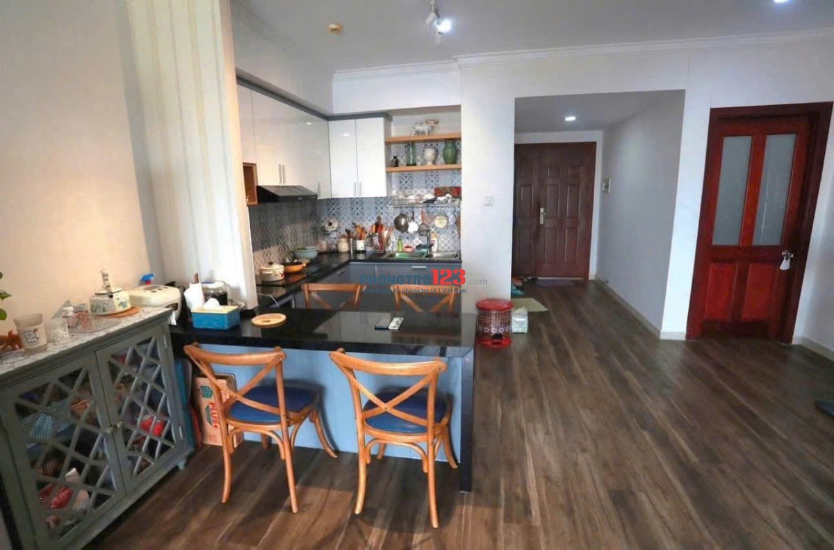 Chung cư Screc, 974A Trường Sa, Q3: 3p ngủ, căn góc, 98m2, 15tr/th