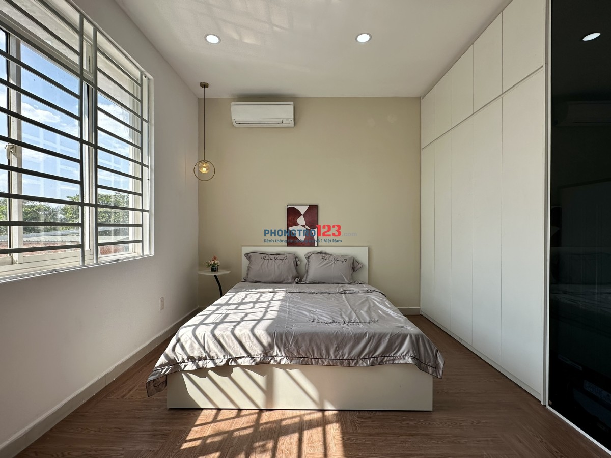 CĂN HỘ BAN CÔNG TÁCH BẾP HOÀNG TRỌNG MẬU, QUẬN 7 - FULL NỘI THẤT