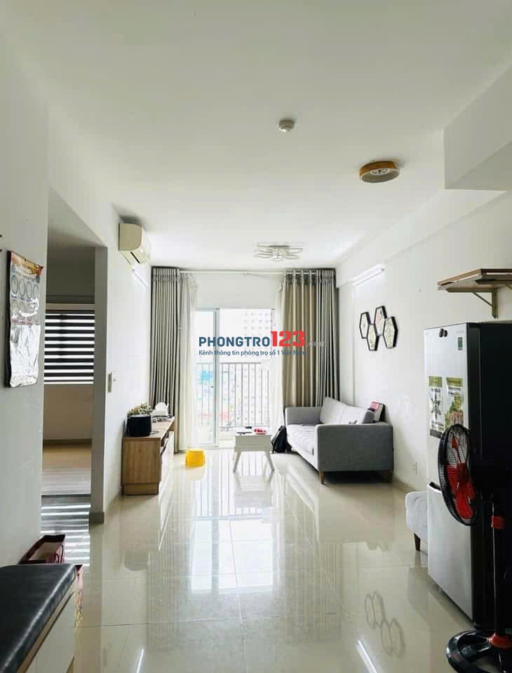 Chung cư Carillon 5, Tân Phú, 75m2, 2PN, 2WC, Nội thất, 11tr5/th. Mới