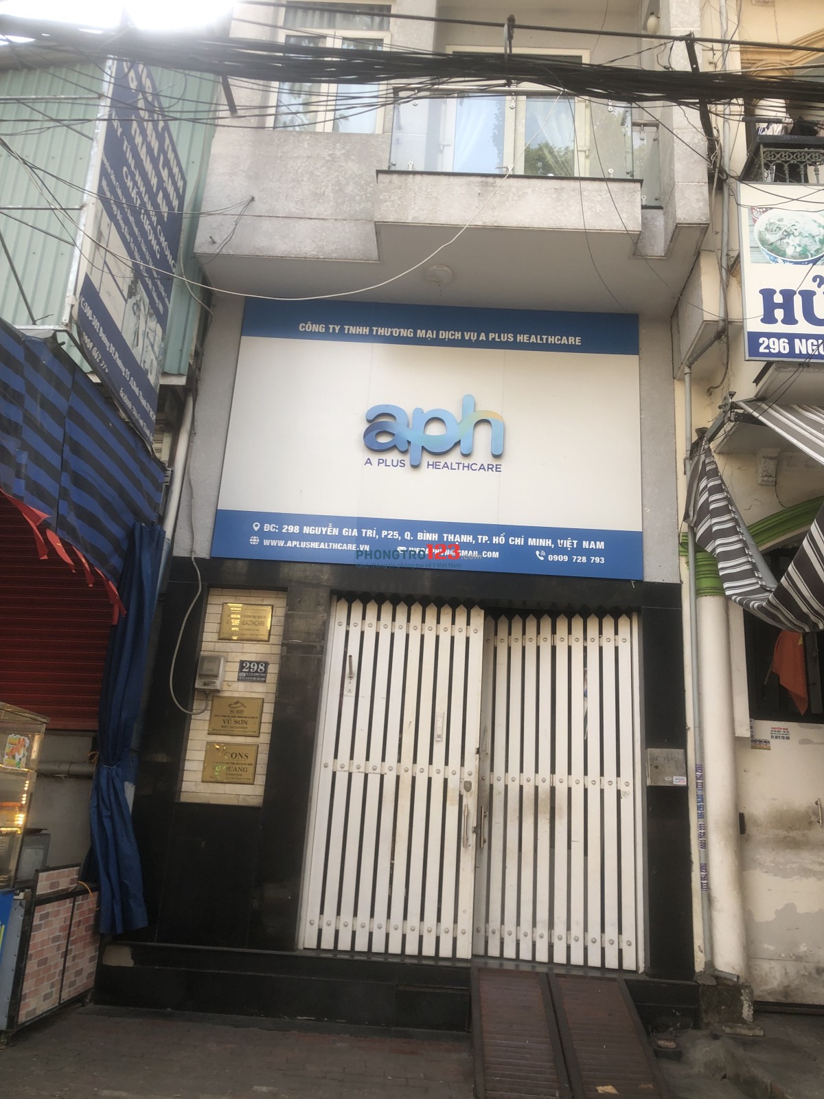 cho thuê nhà mặt tiền Nguyễn Gia Trí lamg văn phòng Công ty