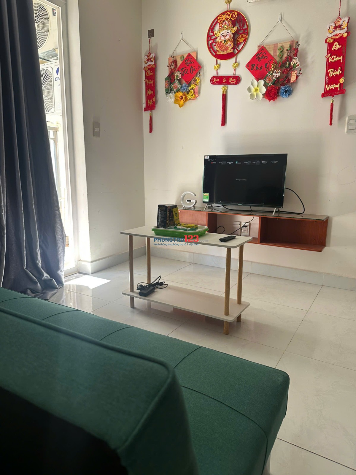 Cho thuê chung cư Hacom 50m2 2PN 1WC 6tr full nội thất, khu trung tâm K1, Ninh Thuận