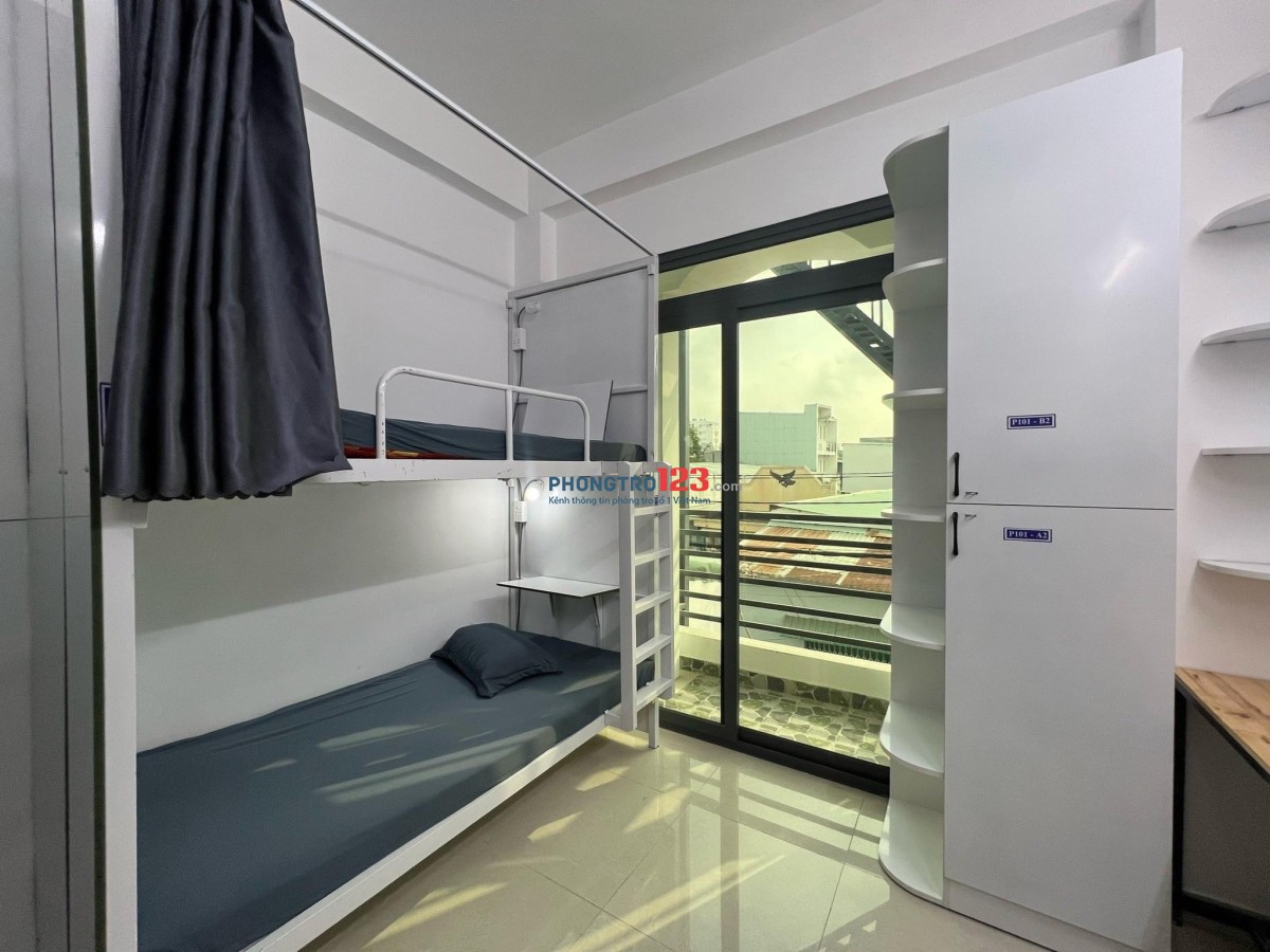 KTX NAM cao cấp mới XÂY đồ dùng đều mới có phòng 4 ngay ĐH SPKT, Hutech, Khu CNC, Giờ tự do