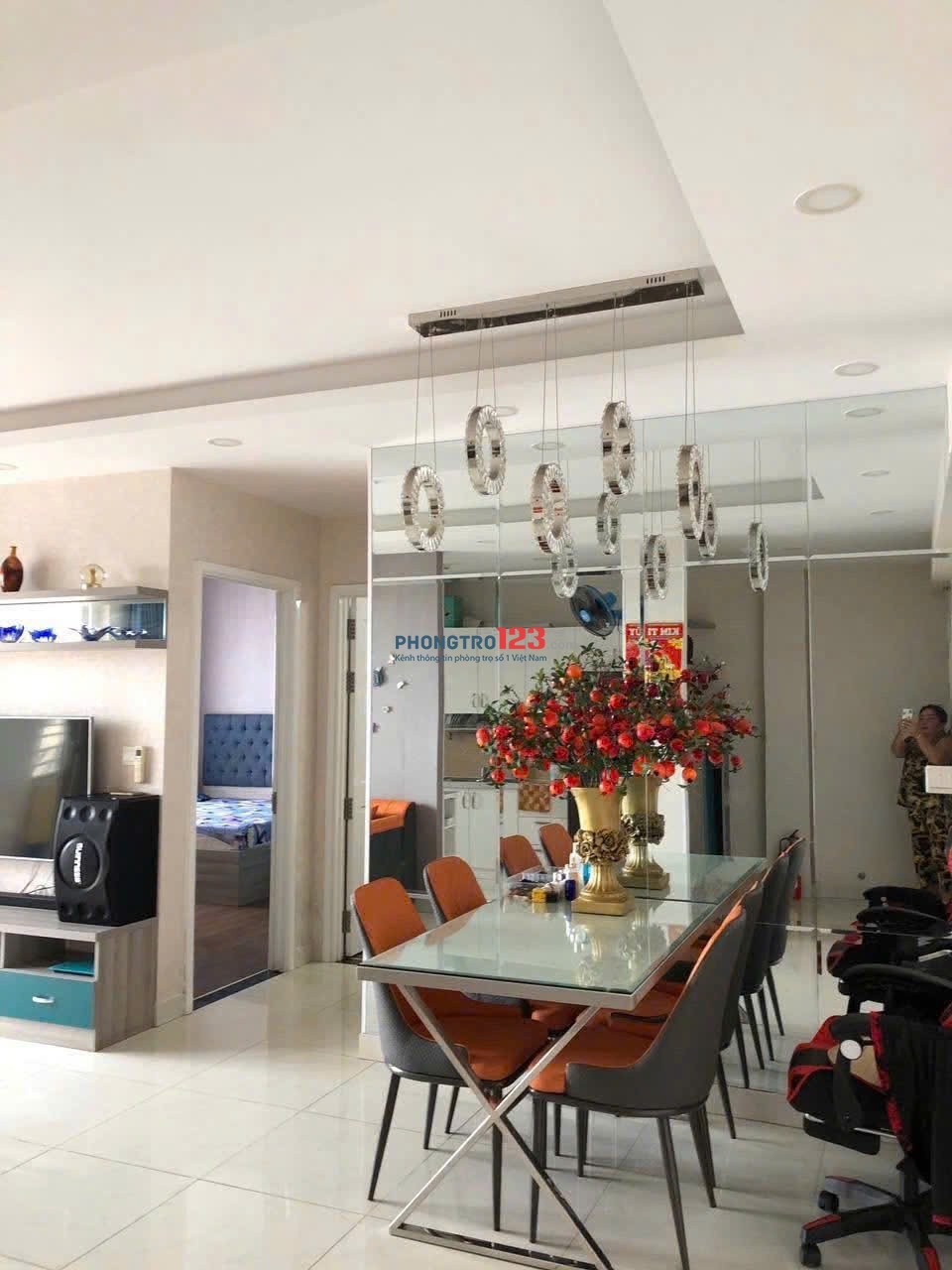 Giá 11tr/th, C/c Carillon 2, Trịnh Đình Thảo, TP, 75m2, 2PN, 2WC, Bancong.