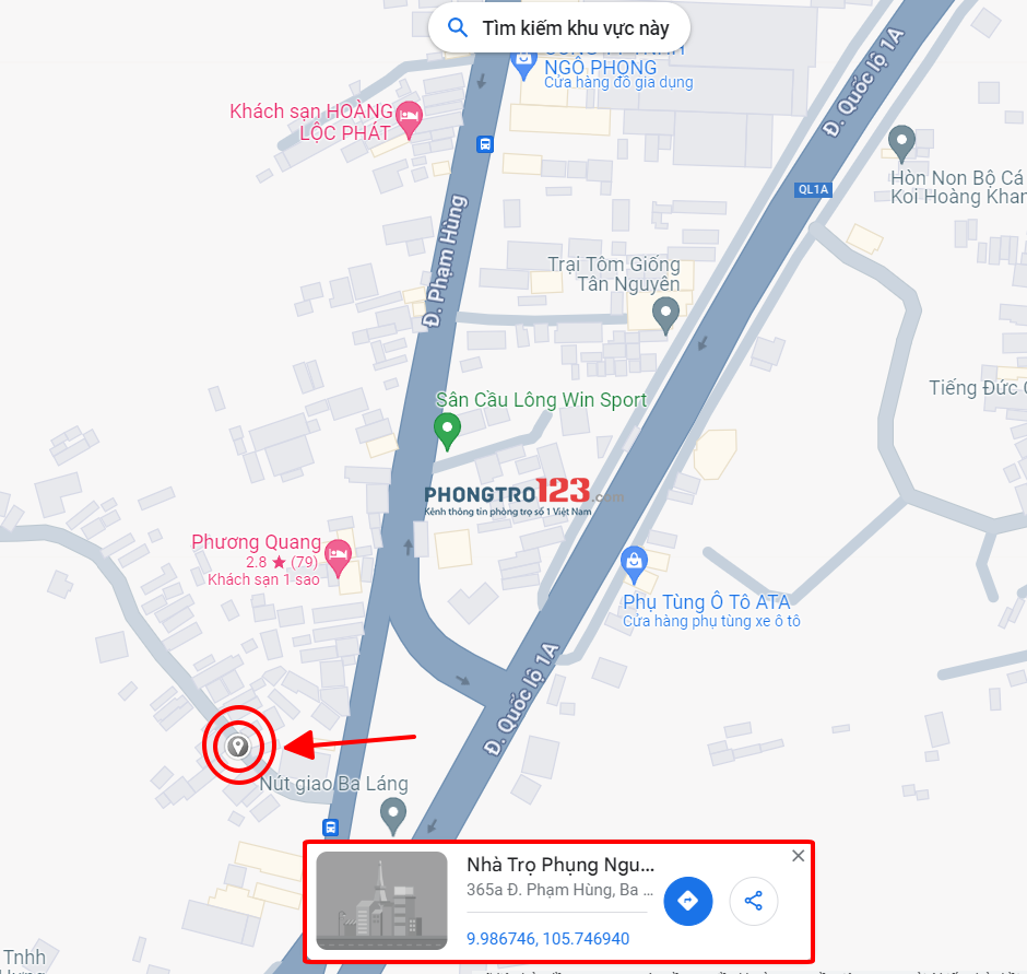 Cho thuê phòng trọ mới xây gần Đại Học Tây Đô
